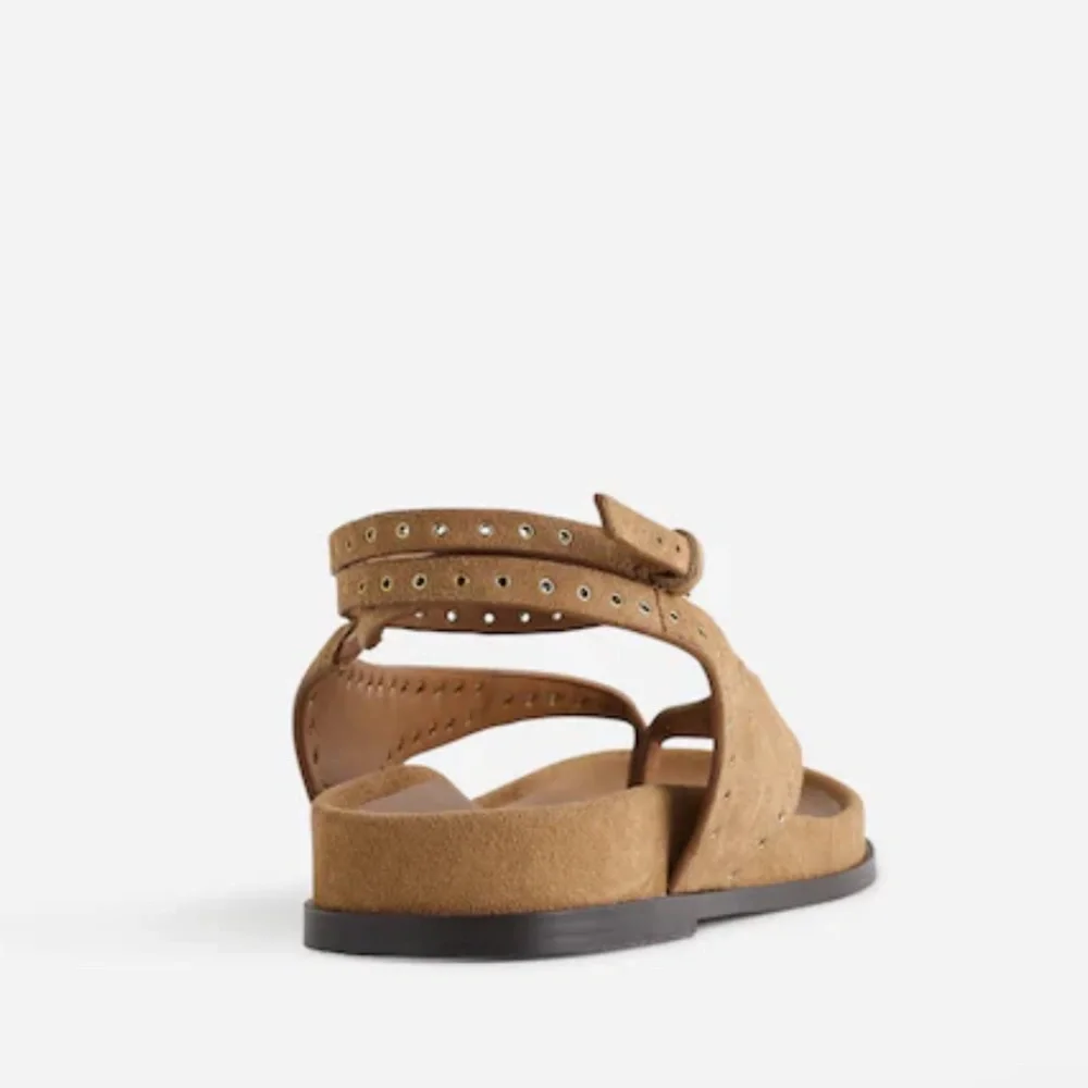 The Eleni Ankle Wrap Thong Sandal in Embellished - Picture 2 of 3